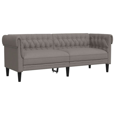 3-Sitzer Chesterfield-Sofa mit Stoffbezug – klassisches Design, 201,5 cm breit, komfortabel und langlebig