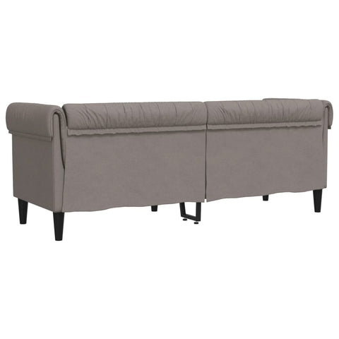 3-Sitzer Chesterfield-Sofa mit Stoffbezug – klassisches Design, 201,5 cm breit, komfortabel und langlebig