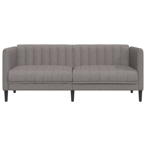 Sofa 2-Sitzer Taupe Stoff