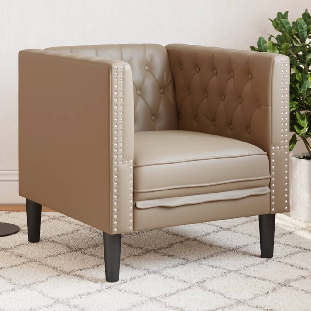 Chesterfield-Sessel Kunstleder in verschiedenen Farben