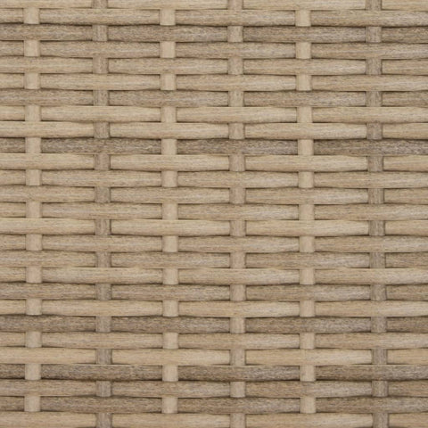 Sonnenliege mit Dach und Kissen Beige Poly Rattan