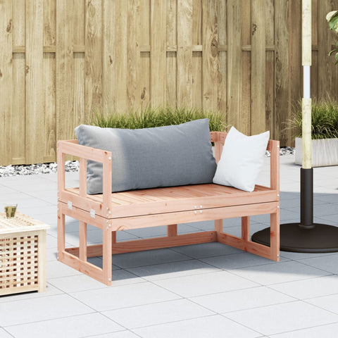 2-in-1 Gartensofa Verlängerbar Massivholz Douglasie