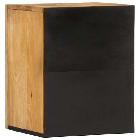 Bad-Wandschrank 38x34x48 cm Massives Raues Mangoholz