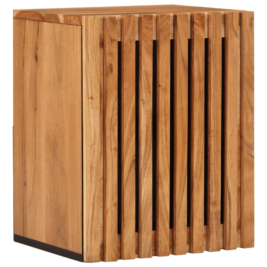 Bad-Wandschrank 38x34x48 cm Massivholz Akazie