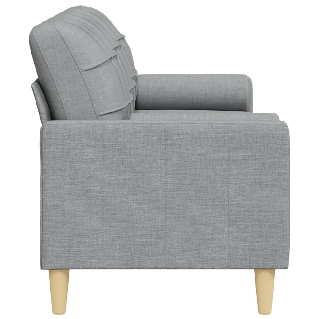 3-Sitzer Sofa mit Stoffbezug und abnehmbaren Kissen – modernes Design, 226 cm breit, komfortabel und pflegeleicht