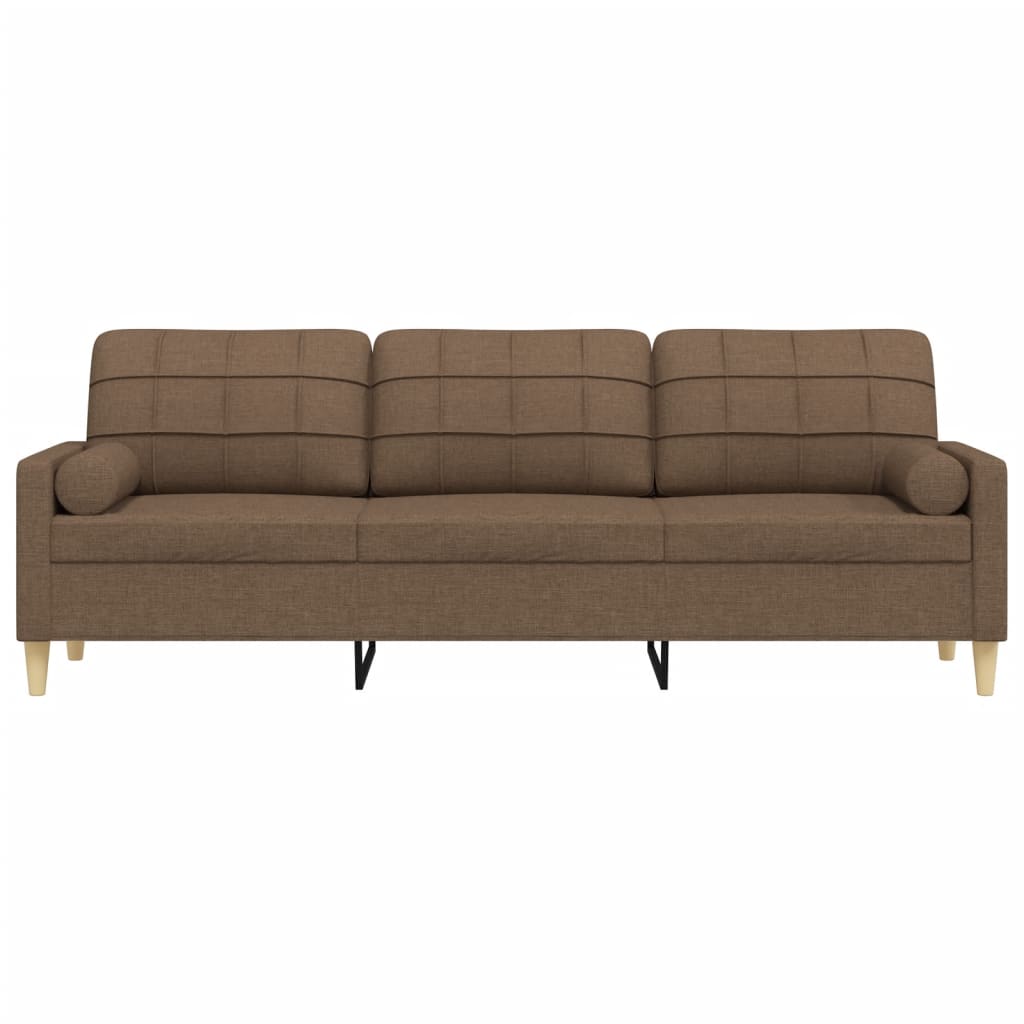 3-Sitzer Sofa mit Stoffbezug und abnehmbaren Kissen – modernes Design, 226 cm breit, komfortabel und pflegeleicht