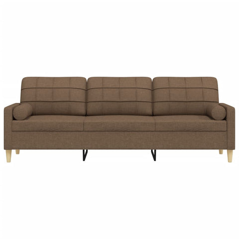 3-Sitzer Sofa mit Stoffbezug und abnehmbaren Kissen – modernes Design, 226 cm breit, komfortabel und pflegeleicht