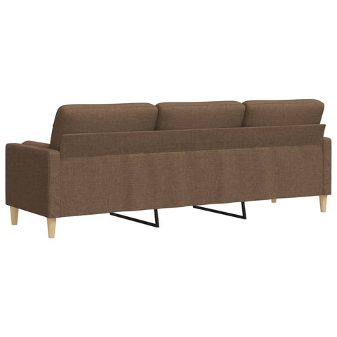 3-Sitzer Sofa mit Stoffbezug und abnehmbaren Kissen – modernes Design, 226 cm breit, komfortabel und pflegeleicht