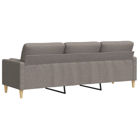 3-Sitzer Sofa mit Stoffbezug und abnehmbaren Kissen – modernes Design, 226 cm breit, komfortabel und pflegeleicht