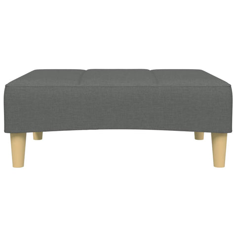 Fußhocker Dunkelgrau 77x55x31 cm Stoff