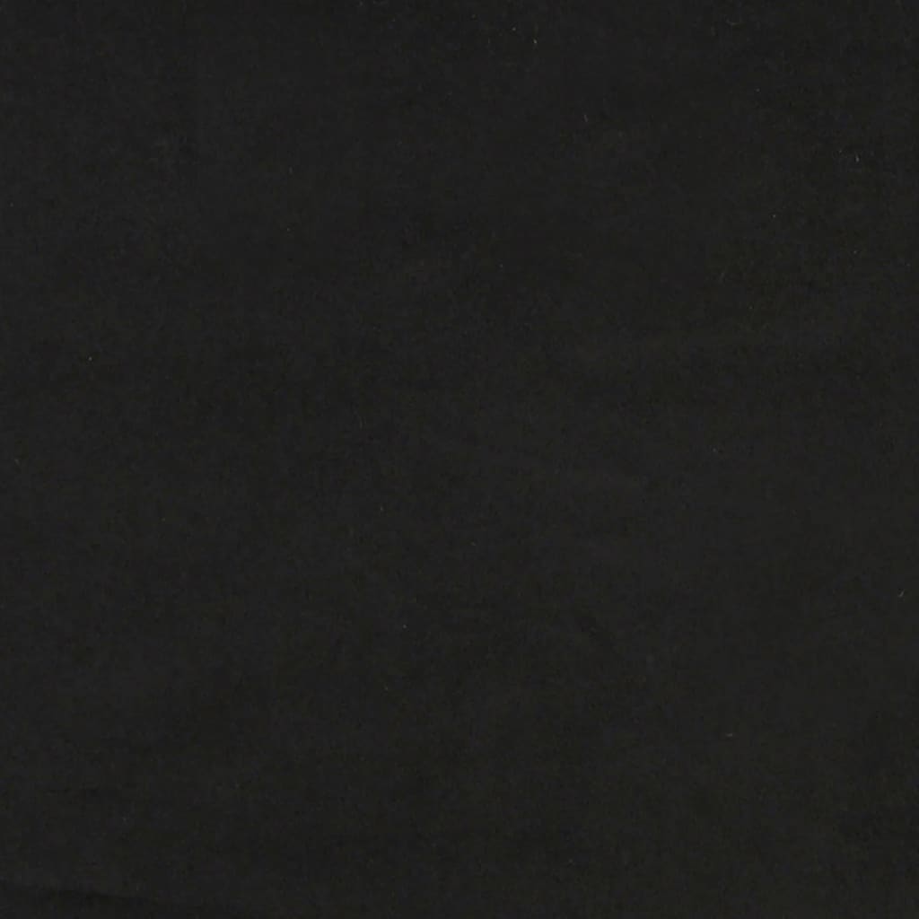 Fußhocker Schwarz 77x55x31 cm Samt