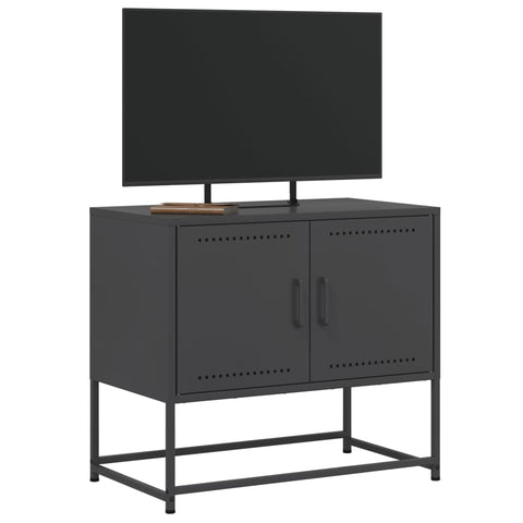 TV-Schrank Schwarz 68,5x39x60,5 cm Stahl