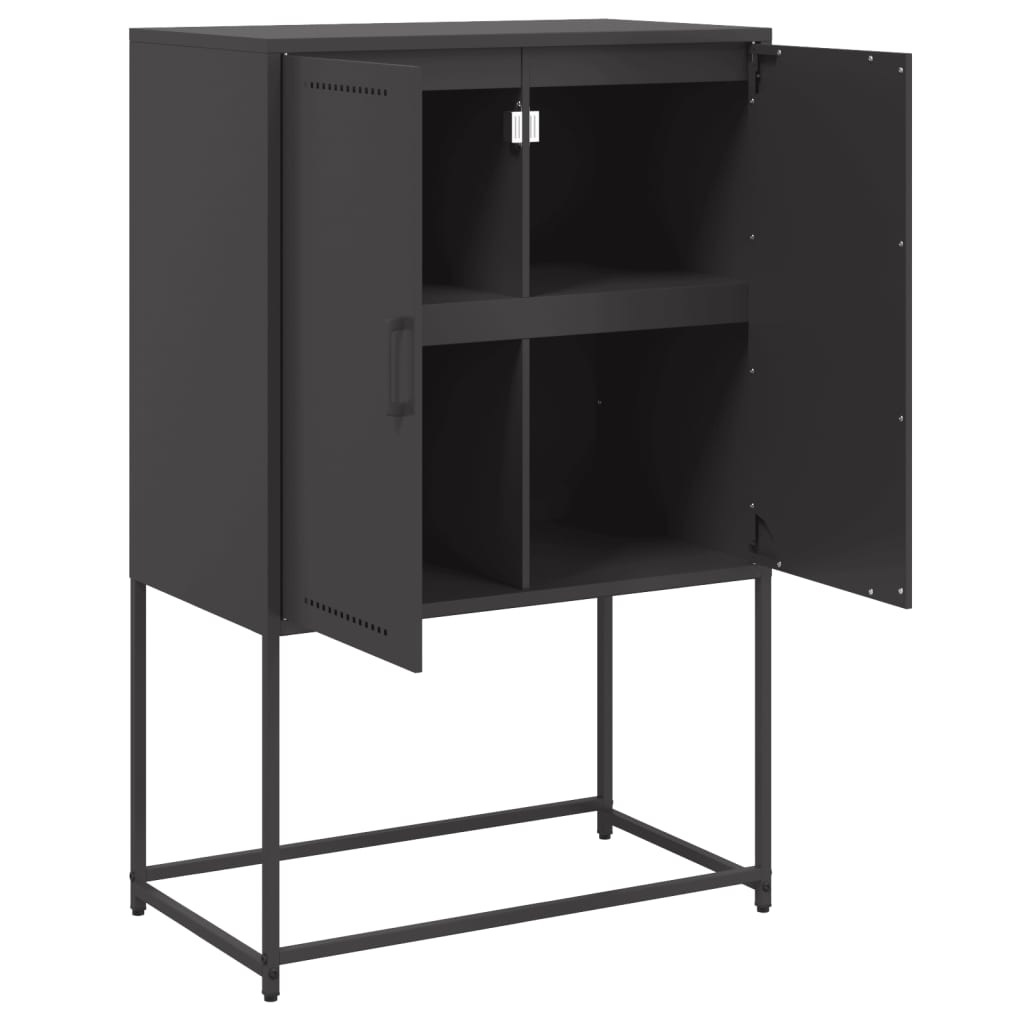 TV-Schrank Olivgrün 100,5x39x60,5 cm Stahl