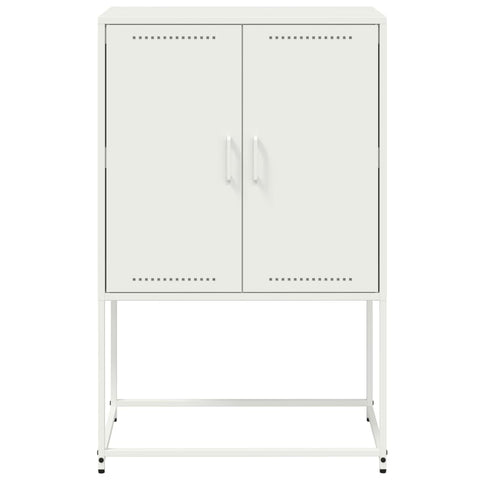 TV-Schrank Weiß 68x39x60,5 cm Stahl