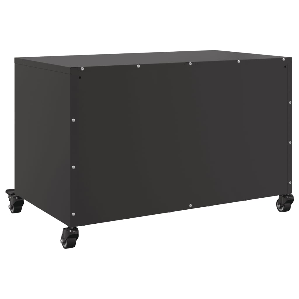 TV-Schrank Schwarz 68x39x43,5 cm Stahl