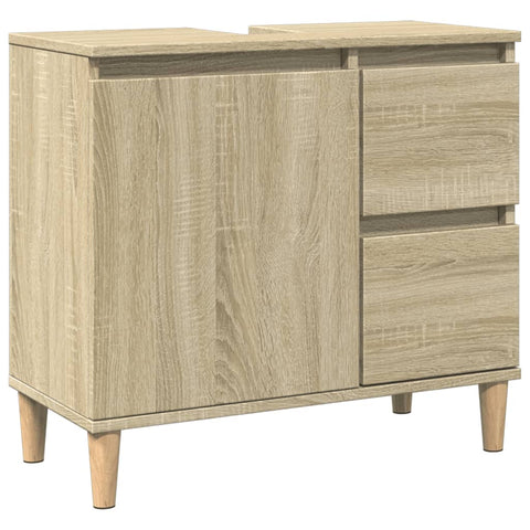 Badschrank Sonoma-Eiche 65x33x60 cm Holzwerkstoff