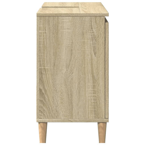 Badschrank Sonoma-Eiche 65x33x60 cm Holzwerkstoff