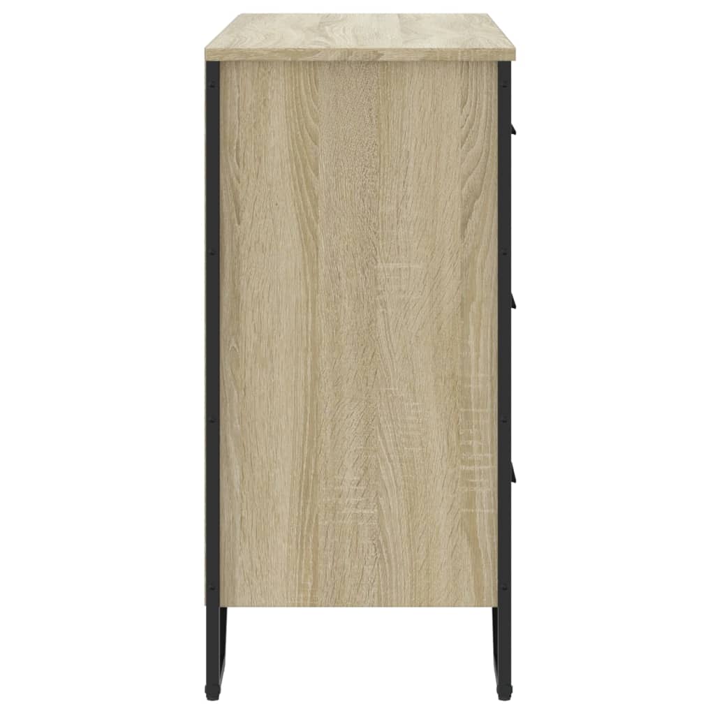 Kommode Sonoma-Eiche 91x35,5x74,5 cm Holzwerkstoff