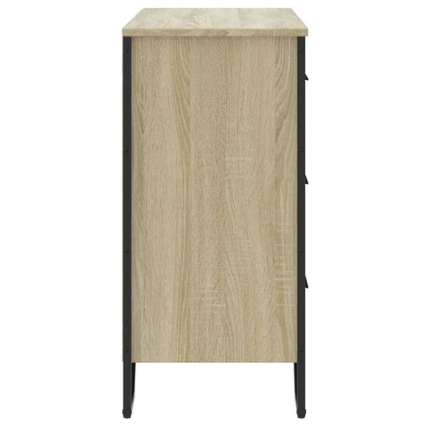 Kommode Sonoma-Eiche 91x35,5x74,5 cm Holzwerkstoff