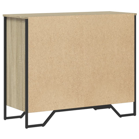 Kommode Sonoma-Eiche 91x35,5x74,5 cm Holzwerkstoff