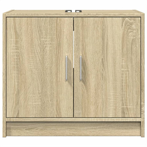 Waschbeckenunterschrank Sonoma-Eiche 63x29x55 cm Holzwerkstoff