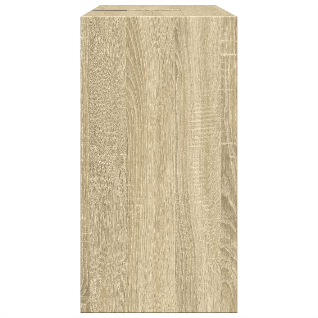 Waschbeckenunterschrank Sonoma-Eiche 63x29x55 cm Holzwerkstoff