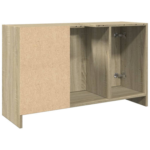 Waschbeckenunterschrank Sonoma-Eiche 90x29x55 cm Holzwerkstoff