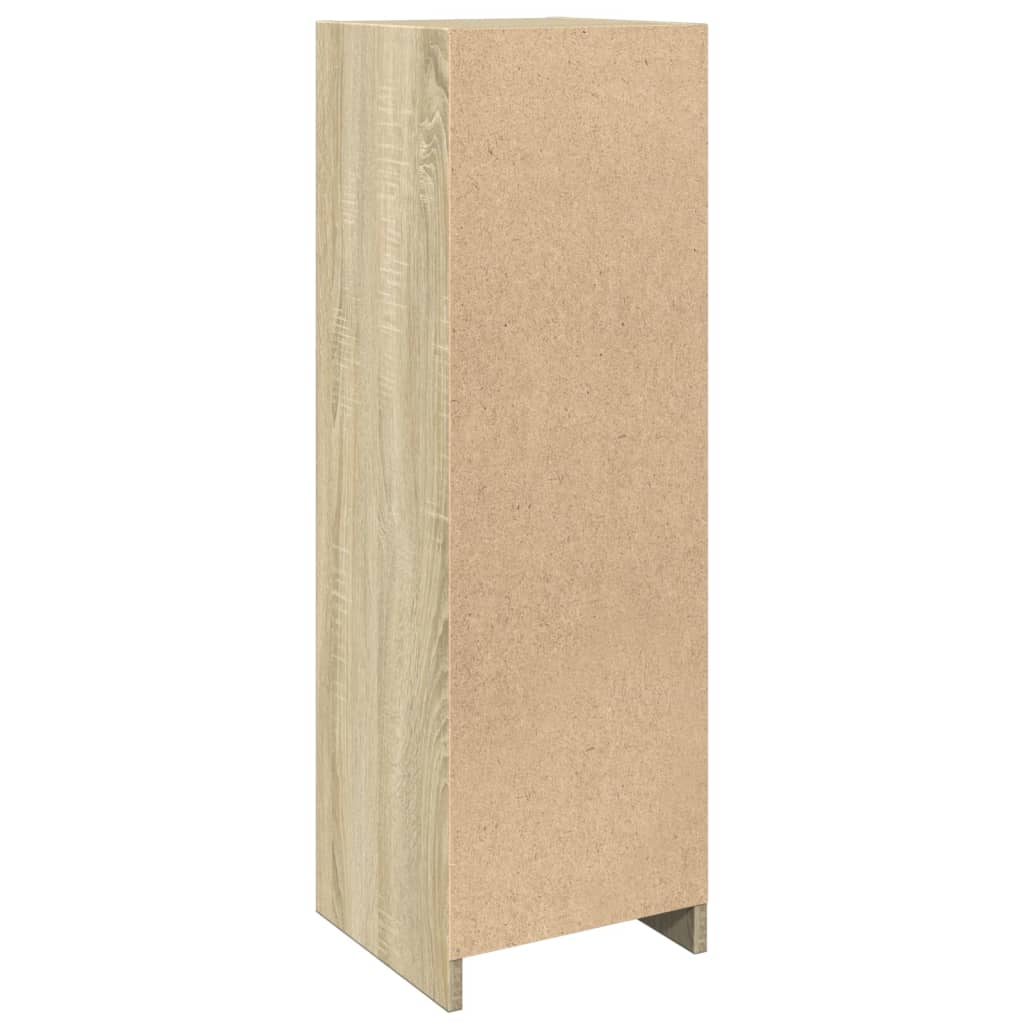 Badezimmerschrank Sonoma-Eiche 30x30x95 cm Holzwerkstoff