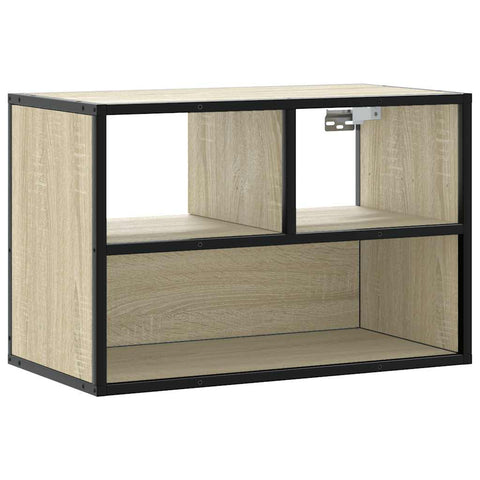 TV-Schrank Sonoma-Eiche 60x31x39,5 cm Holzwerkstoff und Metall