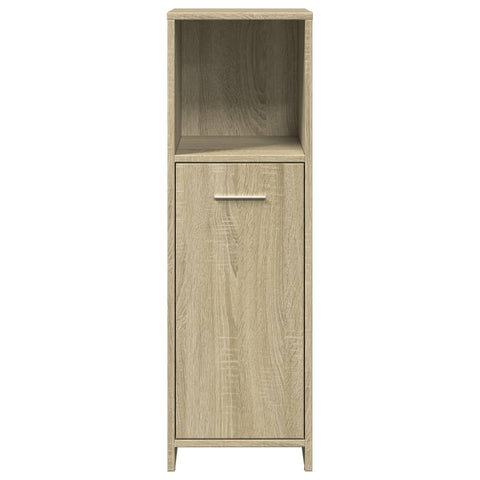 Badezimmerschrank Sonoma-Eiche 30x30x95 cm Holzwerkstoff