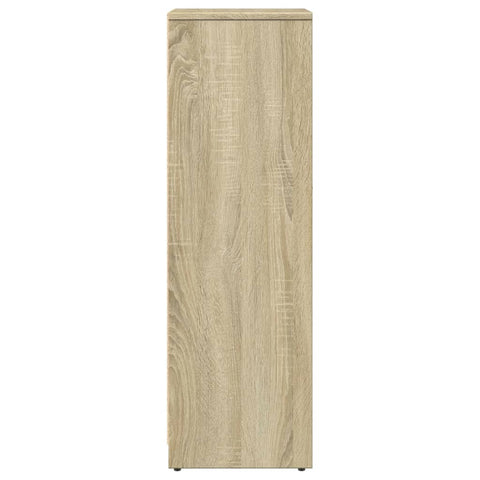 Badezimmerschrank Sonoma-Eiche 30x30x95 cm Holzwerkstoff