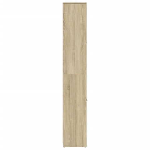 Badezimmerschrank Sonoma-Eiche 30x30x183,5 cm Holzwerkstoff