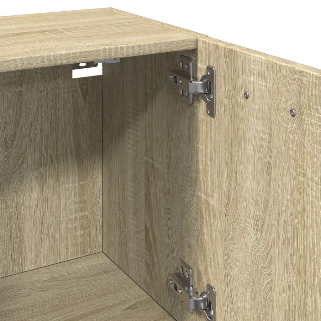 Badezimmerschrank Sonoma-Eiche 30x30x80 cm Holzwerkstoff