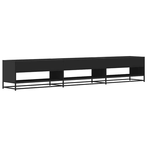 TV-Schrank Schwarz 270x40x46 cm Holzwerkstoff