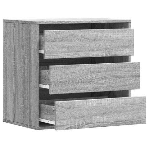 Kommode Grau Sonoma 60x41x58 cm Holzwerkstoff