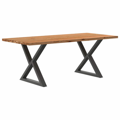 Esstisch Hellbraun 200x90x74 cm Massivholz Eiche Rechteckig