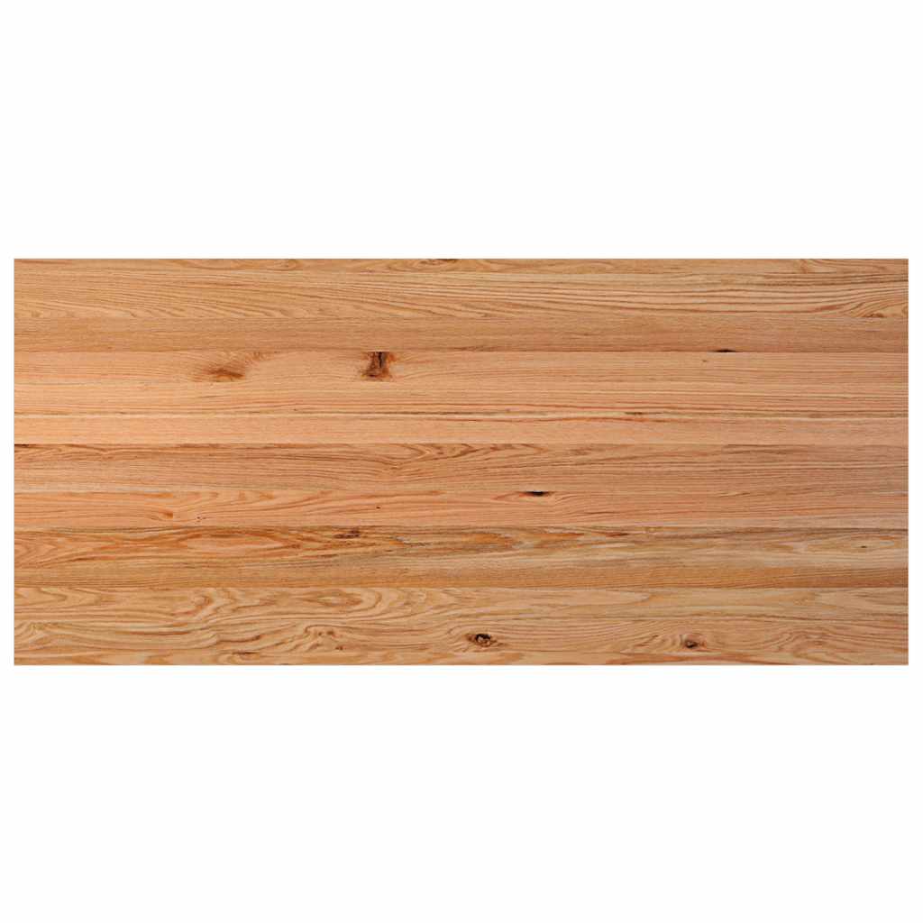 Esstisch mit Baumkanten 220x100x74 cm Massivholz Eiche