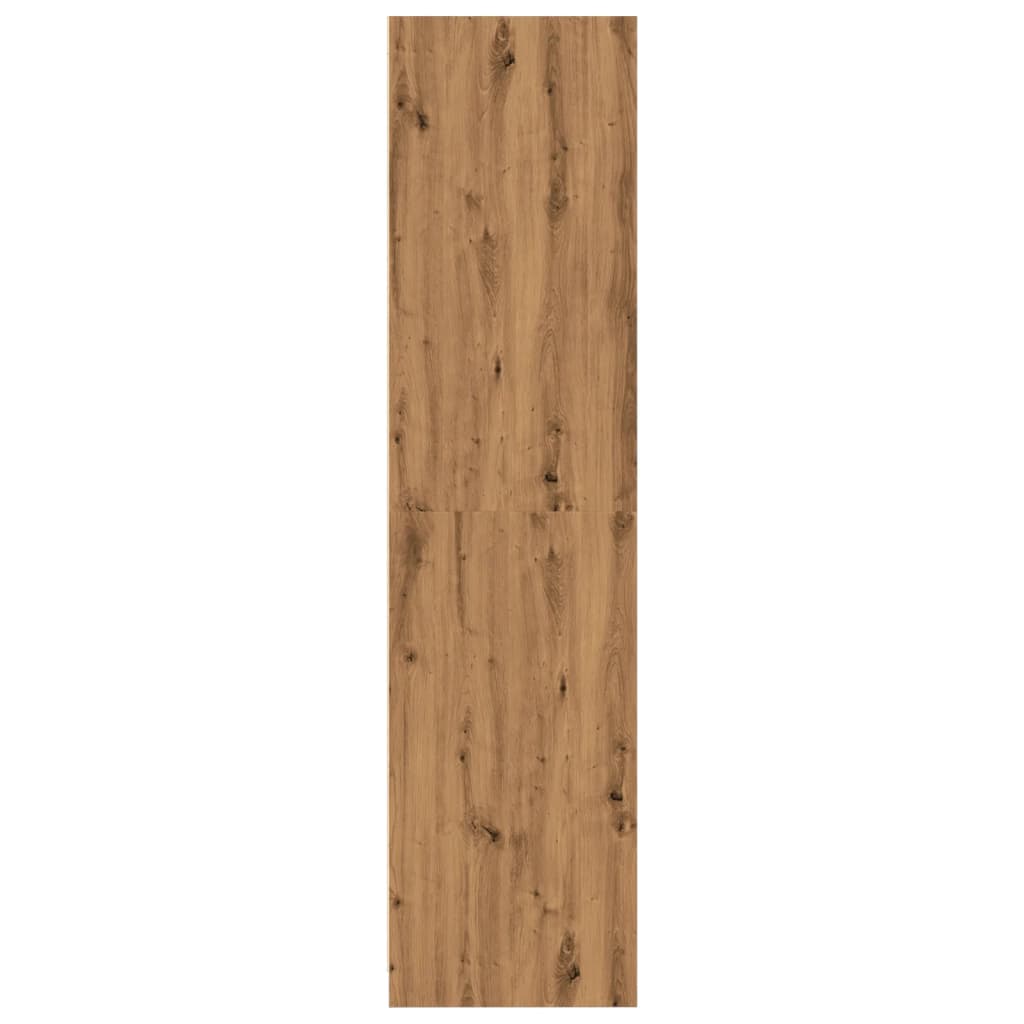 Kleiderschrank Artisan-Eiche 100x50x200 cm Holzwerkstoff