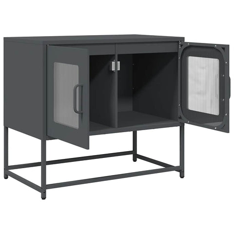 TV-Schrank Anthrazit 68x39x60,5 cm Kaltgewalzter Stahl