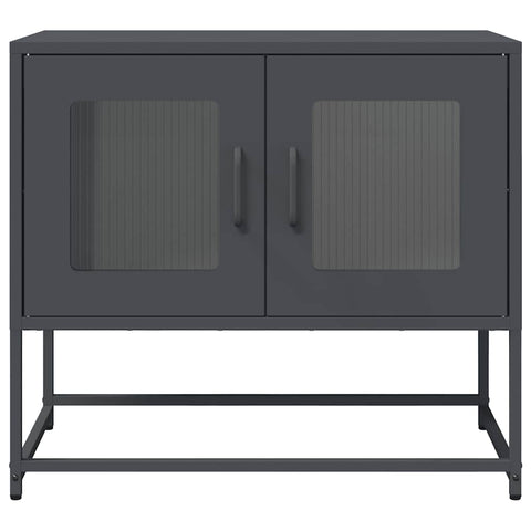 TV-Schrank Anthrazit 68x39x60,5 cm Kaltgewalzter Stahl