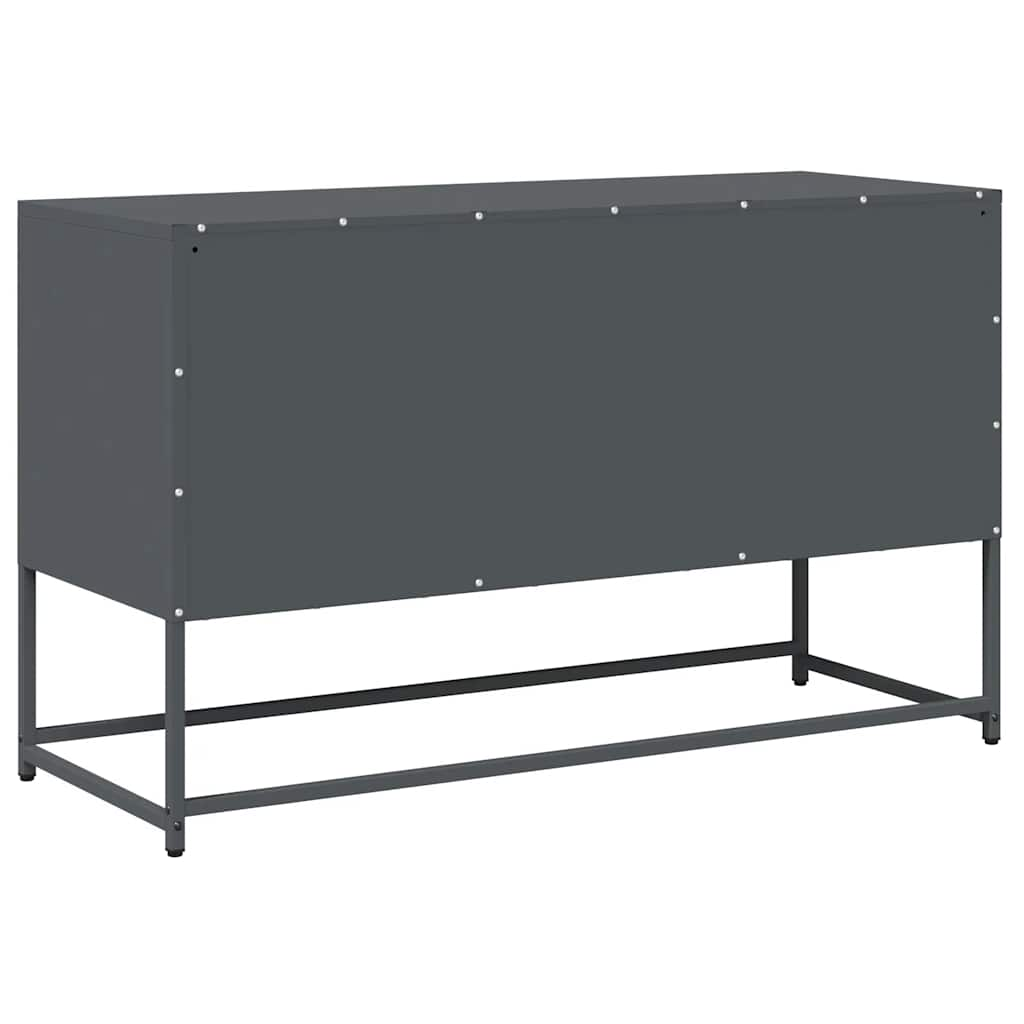 TV-Schrank Anthrazit 100,5x39x60,5 cm Kaltgewalzter Stahl