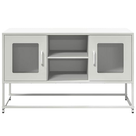 TV-Schrank Weiß 100,5x39x60,5 cm Stahl