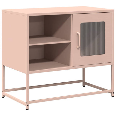 TV-Schrank Rosa 68x39x60,5 cm Stahl