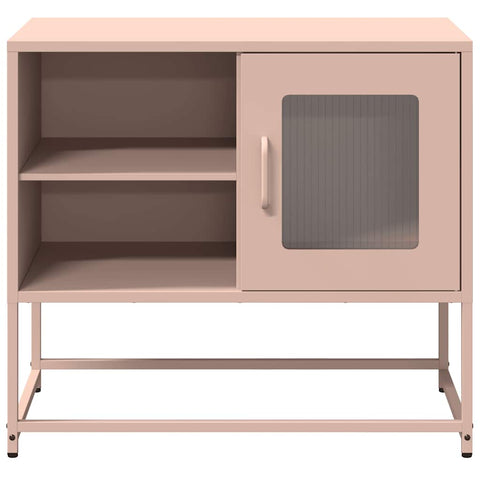 TV-Schrank Rosa 68x39x60,5 cm Stahl