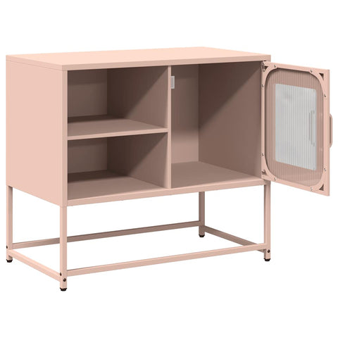 TV-Schrank Rosa 68x39x60,5 cm Stahl