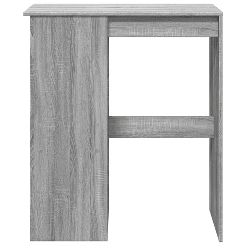 Bartisch mit Regal Grau Sonoma 90x47,5x103,5 cm Holzwerkstoff