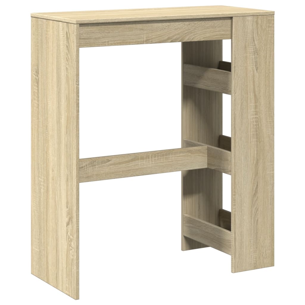 Bartisch mit Regal Sonoma-Eiche 90x40x103,5 cm Holzwerkstoff