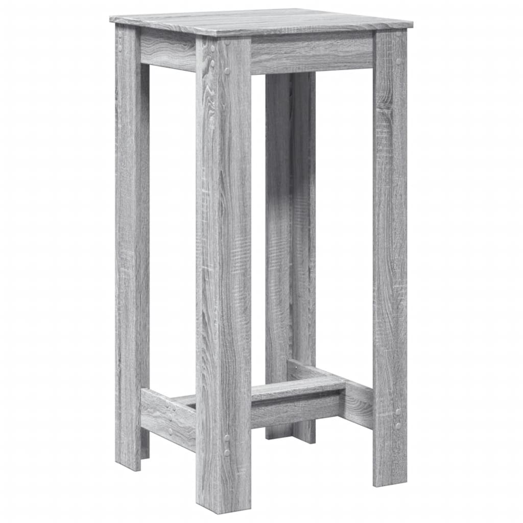 Bartisch Grau Sonoma 51x50x103,5 cm Holzwerkstoff