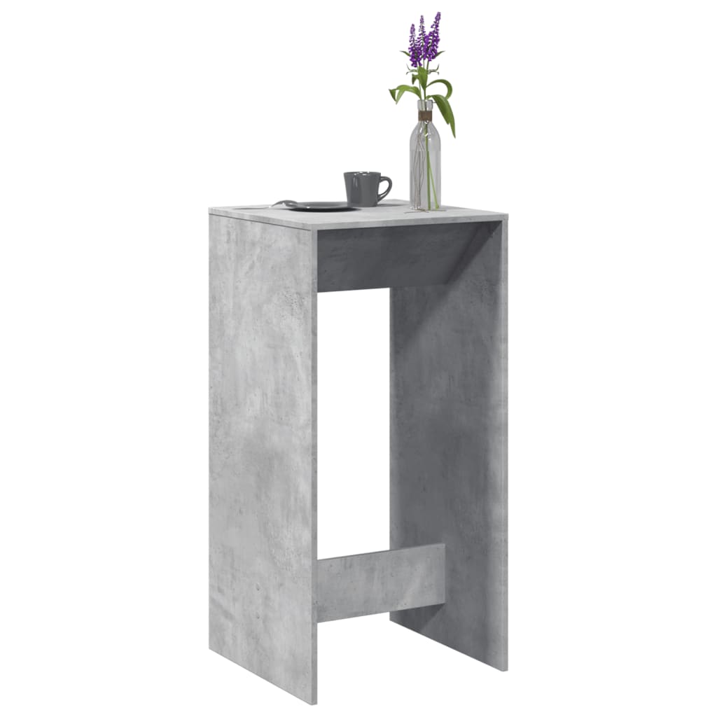 Bartisch Betongrau 51x50x103,5 cm Holzwerkstoff