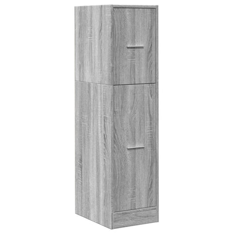 Apothekerschrank Grau Sonoma 30x41x118 cm Holzwerkstoff